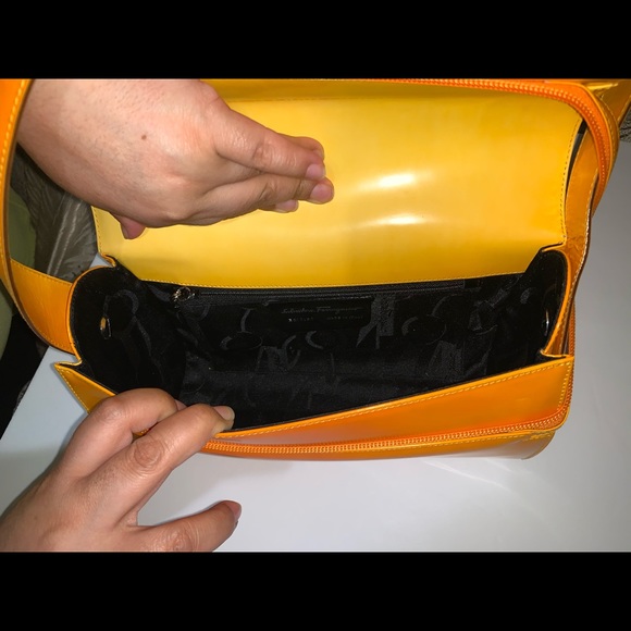 Salvatore Ferragamo Orange Mini Bag - Picture 14 of 16